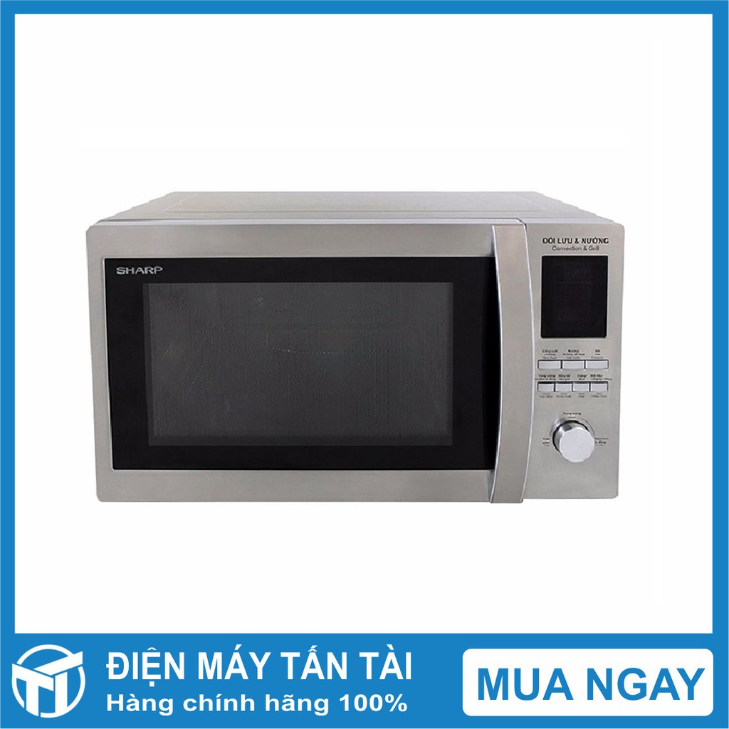 LÒ VI SÓNG SHARP R-G932VN ST ,Dung tích:32 lít , Công suất:1000 - 2500 W ,Chất liệu khoang lò:Thép không gỉ