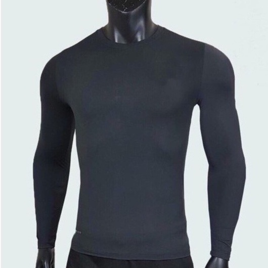 Áo thun nam giữ nhiệt tay dài size M - 3XL Unisex thể thao năng động cổ tròn basic vải mềm mại 2c