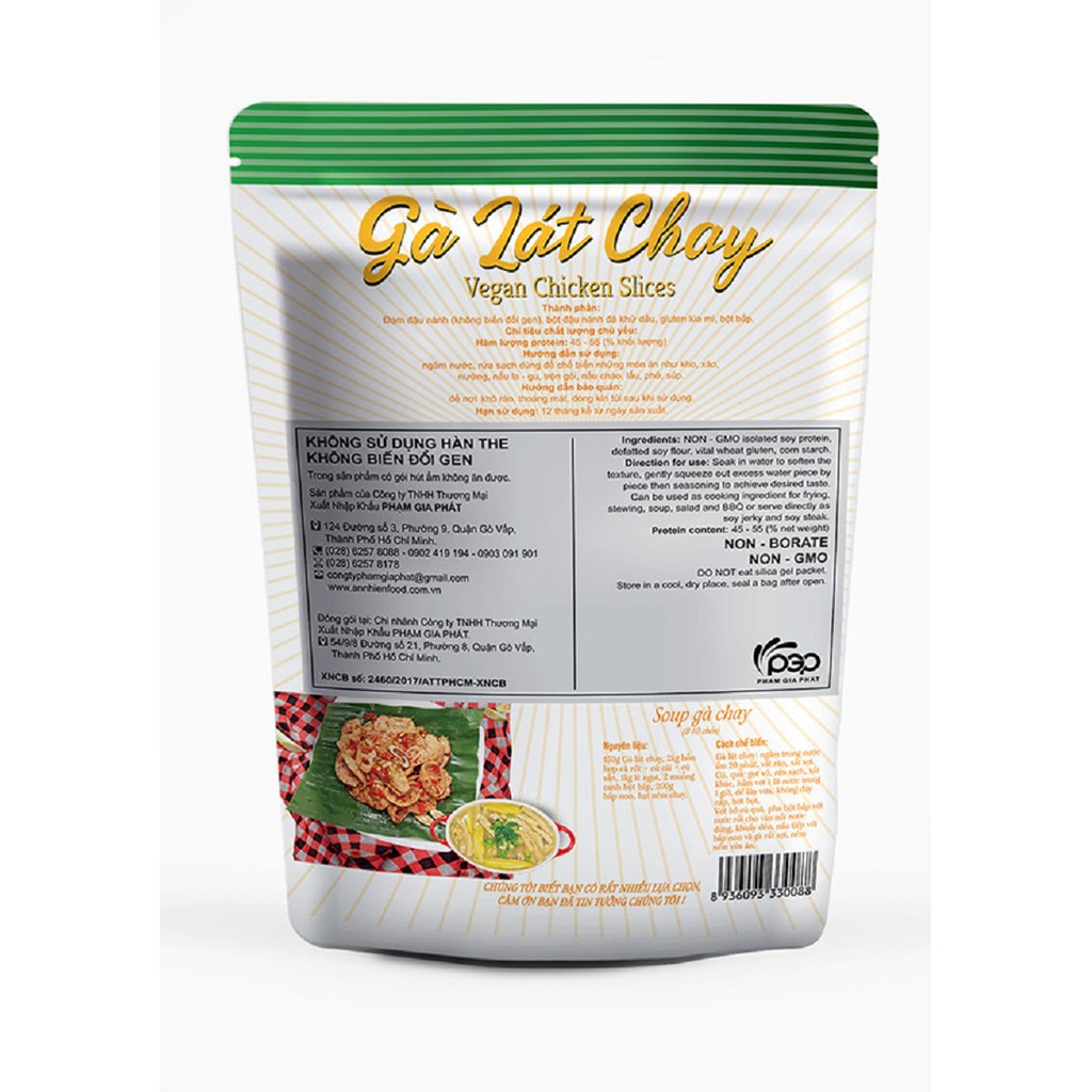 [HÀNG CÔNG TY] Gà Lát Chay An Nhiên, Thịt Chay, Thực Phẩm Chay Dinh Dưỡng, Thuần Chay Healthy, Đồ Ăn Chay | BigBuy360 - bigbuy360.vn