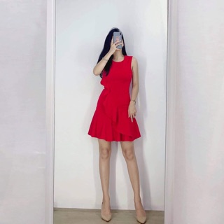 Thanh lí váy đỏ bèo Thienly size S