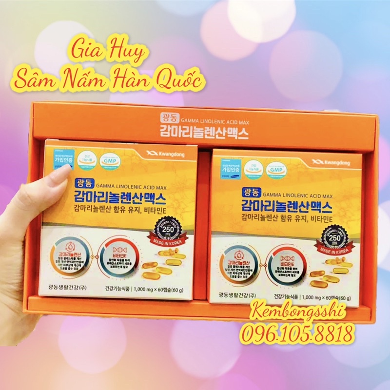 [SỈ TẬN GỐC] Viên Uống Hoa Anh Thảo KWANGDONG Hàn Quốc