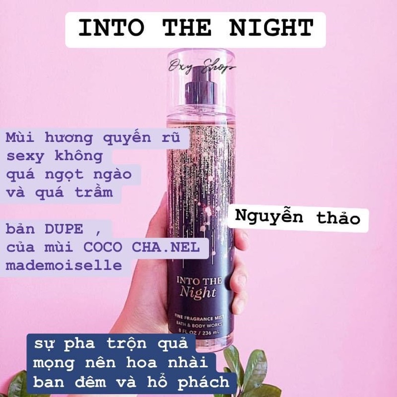 Trả order xịt body mist BBW