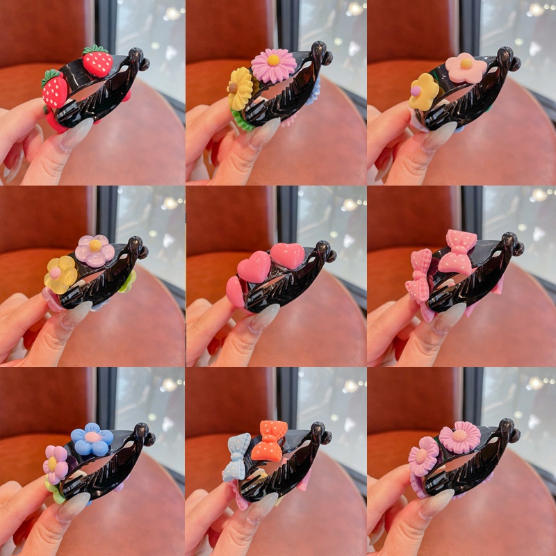 Kẹp Tóc Màu Sắc Tinh Tế Phong Cách Hàn Quốc Cho Bé Gái