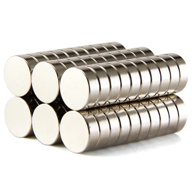 10 viên nam châm viên trắng 15x5mm - Loại nam châm đất hiếm lực hút mạnh