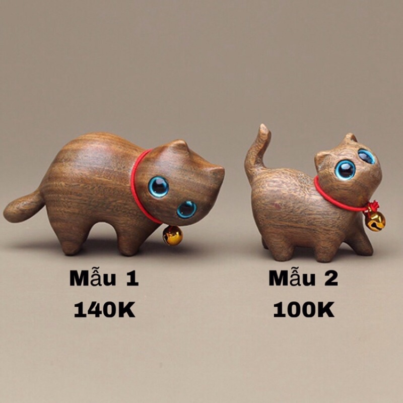 Tượng gỗ mini nhỏ để bàn trà, bàn làm việc, để xe hơi,...