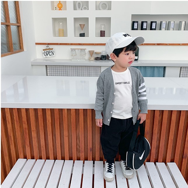 Áo Cardigan Len Bé Trai