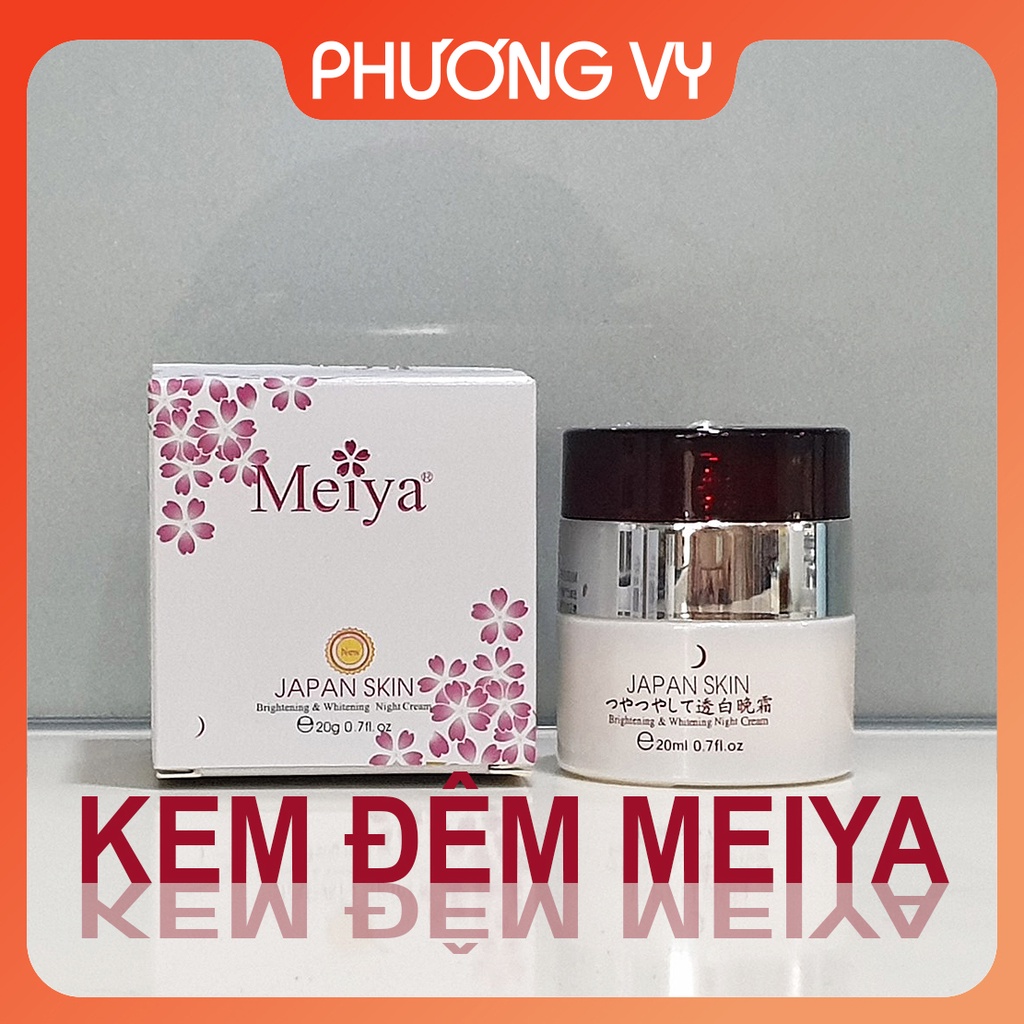 [CHÍNH HÃNG] Kem đêm Meiya trắng, chuyên làm mờ nám, tàn nhang và giúp tái tạo lại da, kem nám Nhật Bản, mỹ phẩm Meiya.