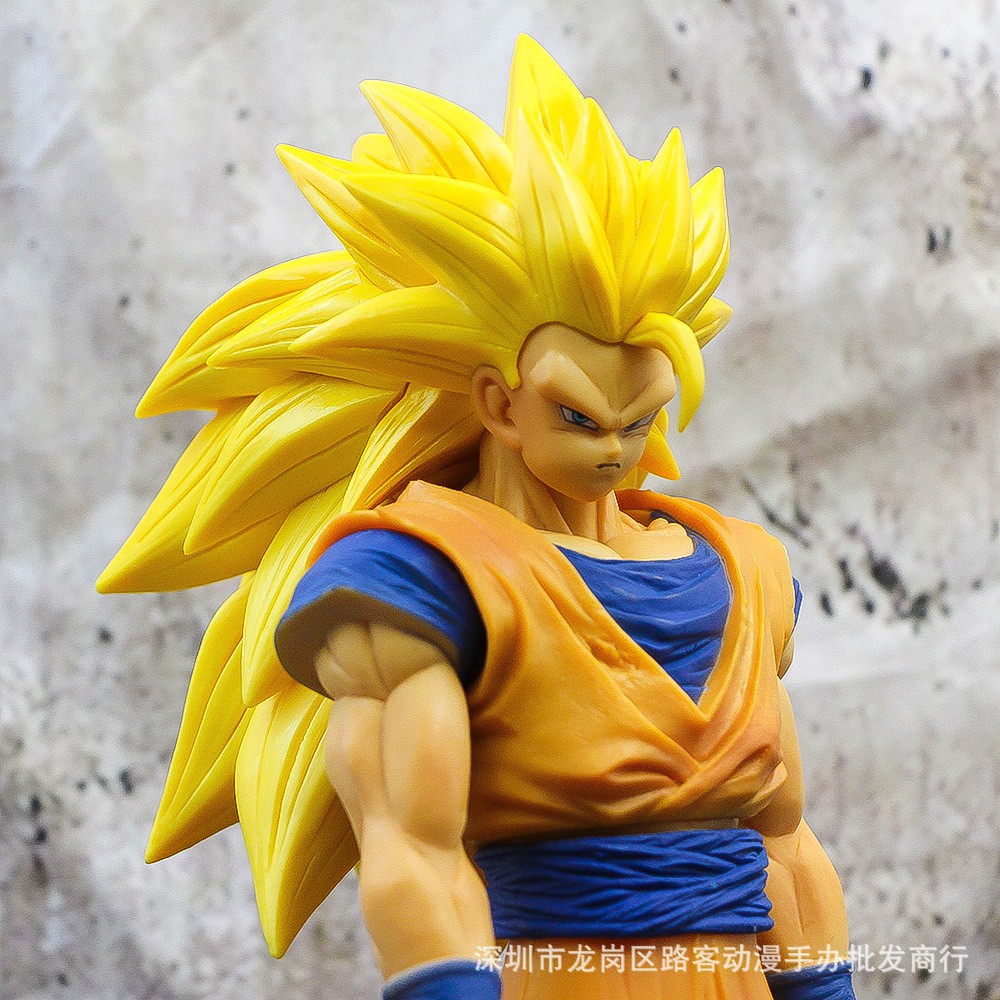 [Mã LIFEXANH03 giảm 10% đơn 500K] (Có sẵn - 32cm) Mô Hình Songoku Super Saiyan SSJ3 siêu nét - Figure Dragon Ball