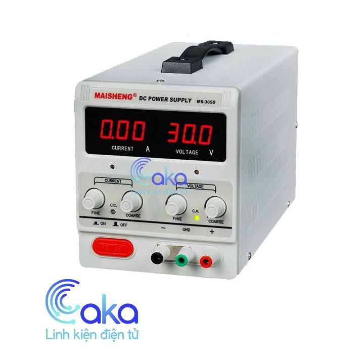 Máy cấp nguồn đa năng DC 30V 5A Maisheng MS-305D chuyên dụng sửa chữa điện thoại, laptop