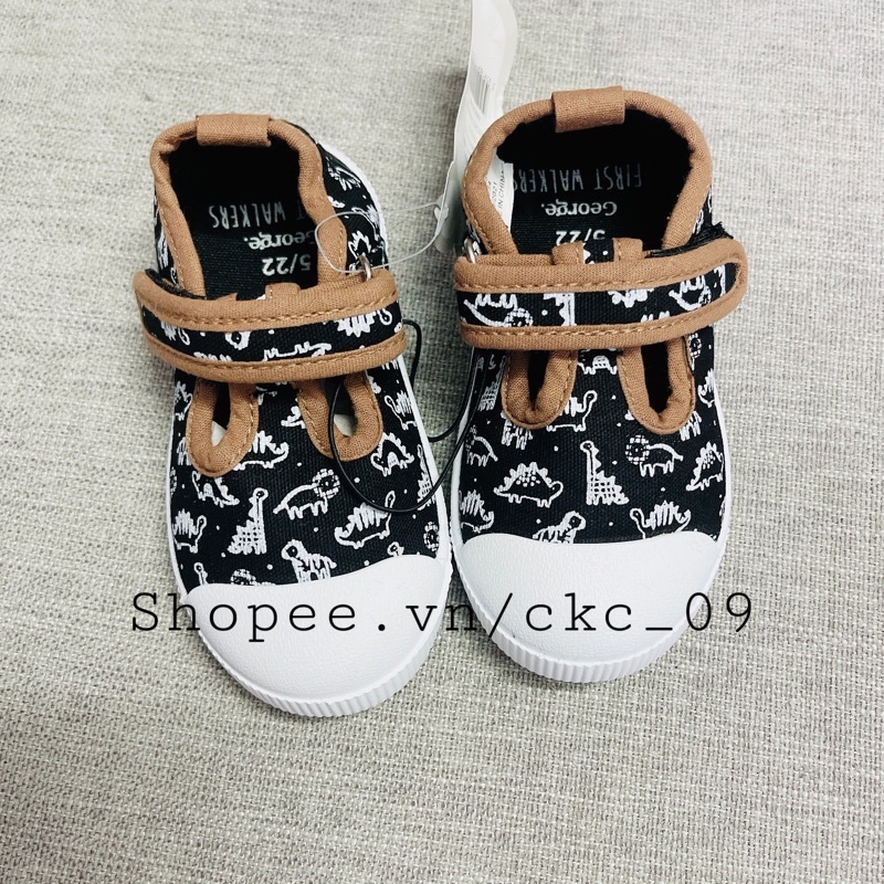 Sẵn dép quai dính hoạ tiết siêu nhẹ cho bé Geogre UK