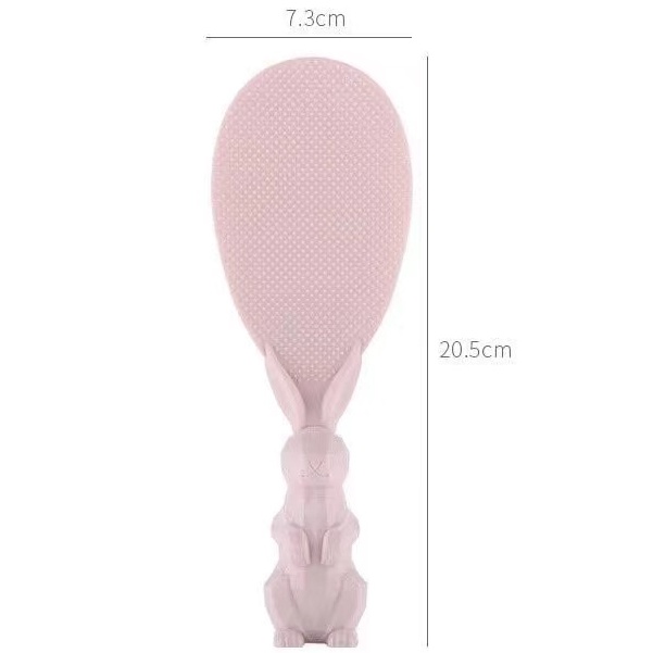 Muỗng Xới Cơm Bằng Nhựa Chống Dính Hình Thú Cưng Hoạt Hình Dễ Thương Đứng Được