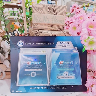 Miếng dán trắng răng Crest 3D White của Mỹ mẫu mới nhất