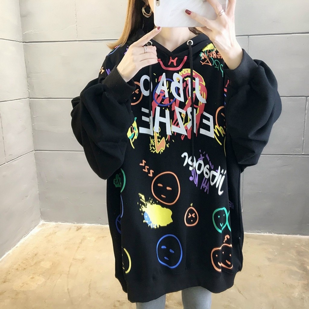 Áo khoác, áo hoodie unisex nam nữ nỉ ngoại more color phối chữ năng động thời trang học đường