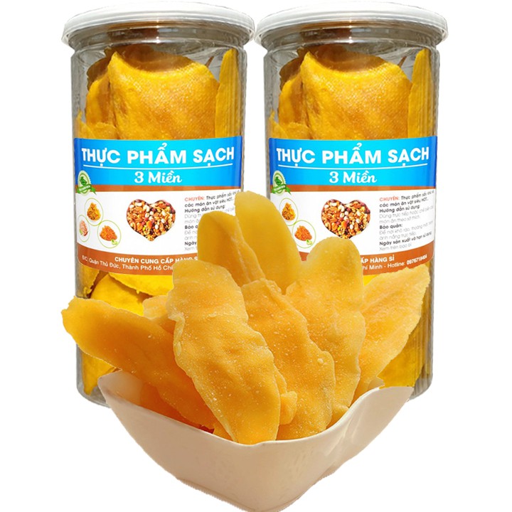 1Kg xoài sấy dẻo thơm ngon tốt cho sức khỏe hiệu TPS | BigBuy360 - bigbuy360.vn