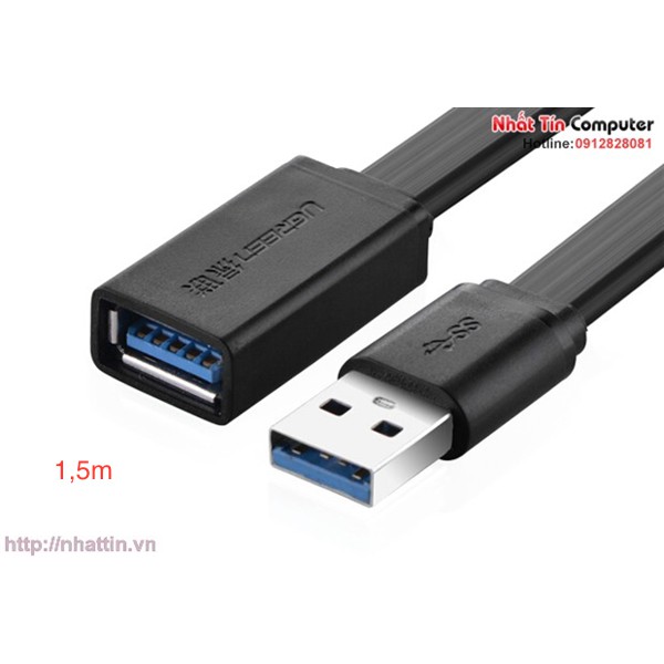 Cáp USB 3.0 nối dài 1,5m chính hãng Ugreen UG-10807 cao cấp