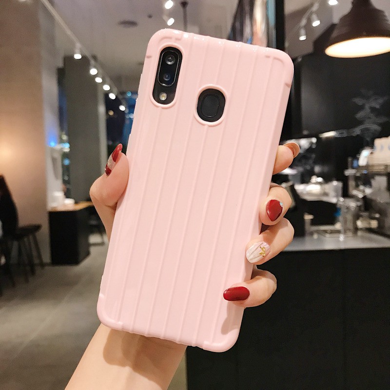 Ốp điện thoại mềm họa tiết sọc nổi chống nứt vỡ cho Samsung Galaxy A51 A71 A11 M11 M31 M30S A50S A30S A20S A10S A50 A30 A70 A20 A10 A7 2018  | BigBuy360 - bigbuy360.vn