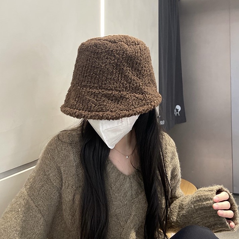 Nón bucket che mặt phong cách thời trang Hàn Quốc cho nữ