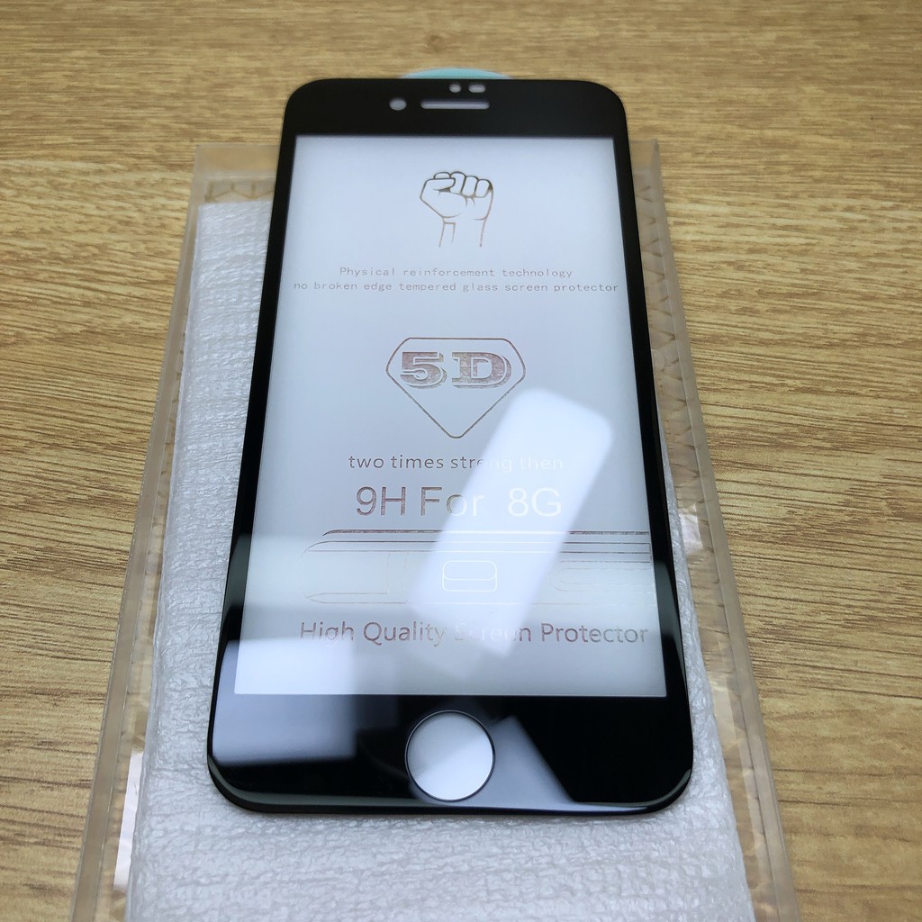 kinh cường lực điện thoại iphone 7 / 8 màu đen