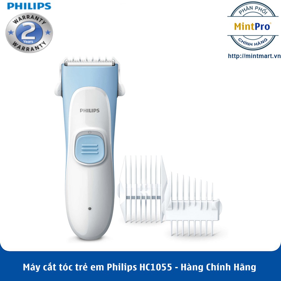 Máy cắt tóc trẻ em Philips HC1055 – Hàng Chính Hãng – Bảo Hành 2 Năm Toàn Quốc