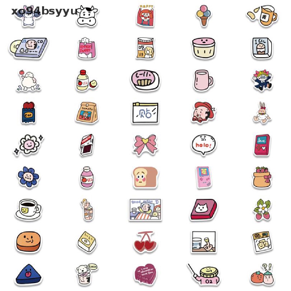 Set 90 Miếng Dán Trang Trí Sổ Tay Phòng Thí Nghiệm Xo94Bsyu