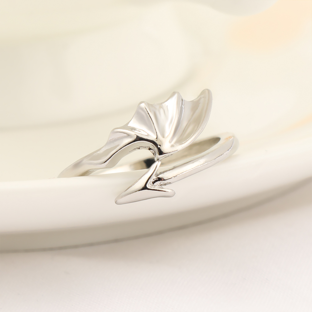 Nhẫn kim loại thiết kế hình rồng thời trang sành điệu cho nam và nữ