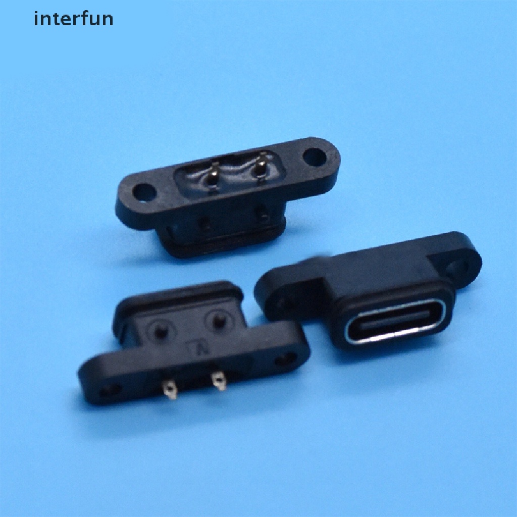 Bộ 2 Ổ Cắm Sạc Nhanh Cổng USB C 2Pin Chống Nước