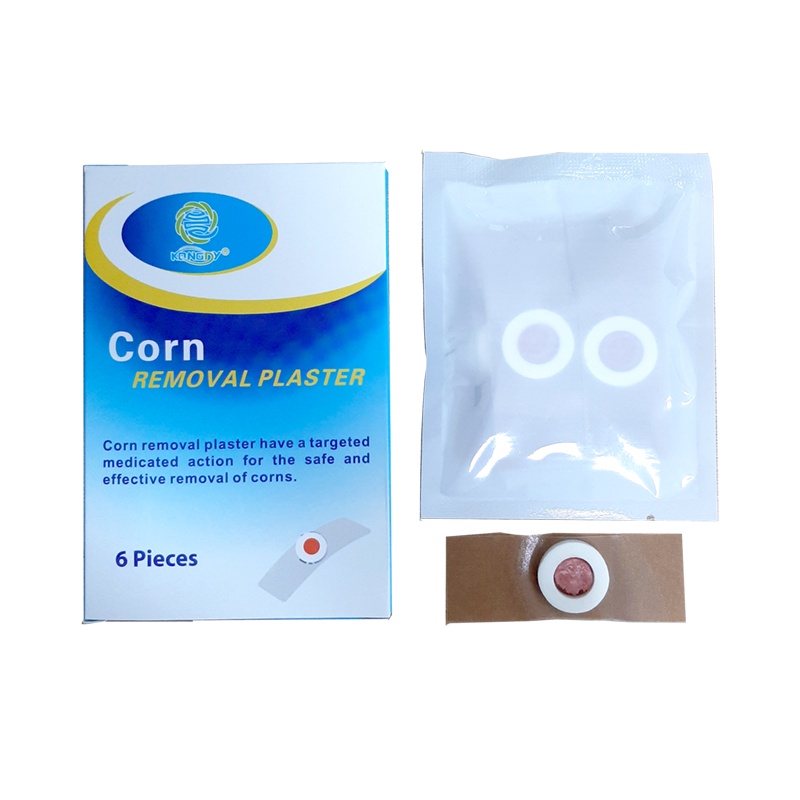Miếng dán giảm mụn cóc Corn Removal Plaster HAOBLOG, hiệu quả và an toàn - Hộp 6 miếng
