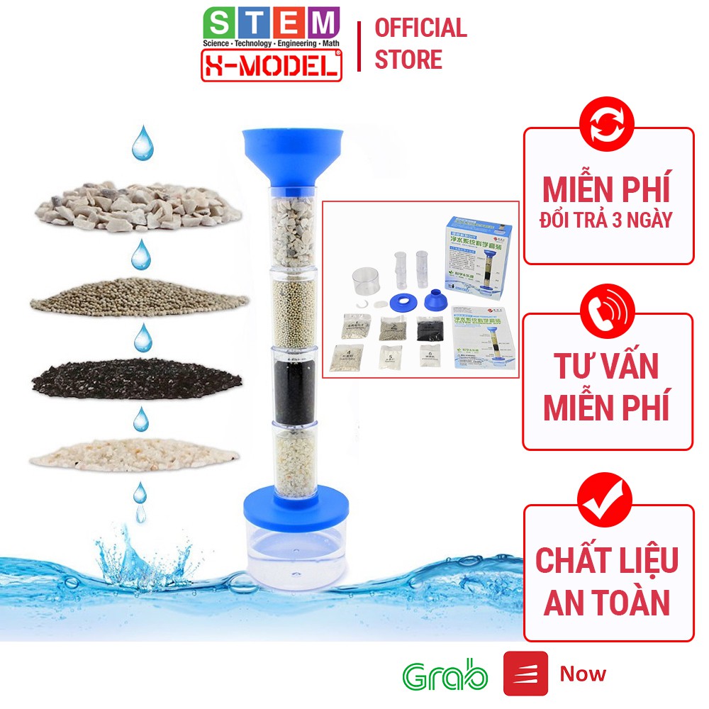 Đồ chơi thông minh, sáng tạo ST105 X- MODEL chế tạo máy lọc nước cho bé