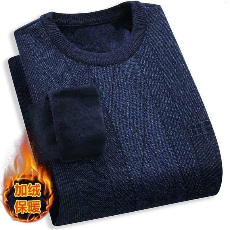 Áo len lót lông trung niên bố ông