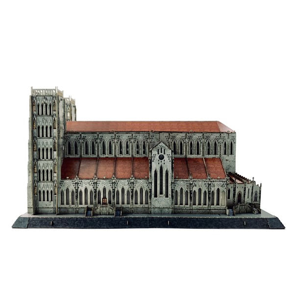 BỘ LẮP RÁP MÔ HÌNH GIẤY 3D NHÀ THỜ LỚN HÀ NỘI 17x35x19cm
