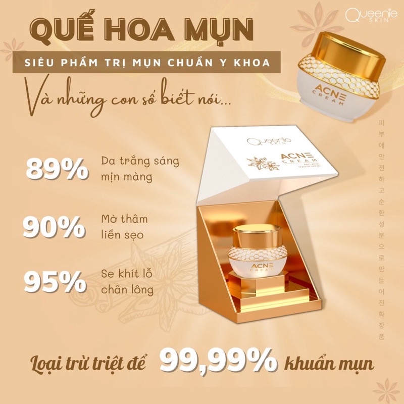 quế hoa mụn queenie( chính hãng giá sỉ )