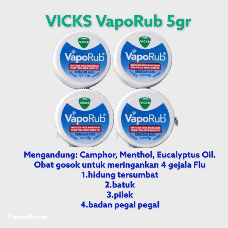 Vaporub Vicks 5gr Chất Lượng Cao