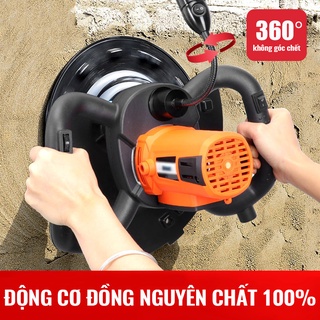 Máy xoa vữa, xoa hồ, trát tường hai tay cầm - máy xoa công suất 1000w xoa phẳng,mịn trên nhiều bề mặt