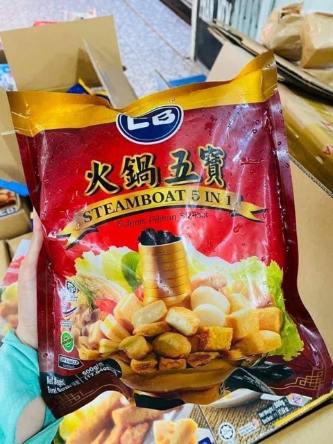 Viên thả lẩu 5 in 1 hiệu EB gói 500g | BigBuy360 - bigbuy360.vn