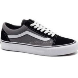 [Sale 3/3]Giày Vans Old Skool Xám Trắng, giày thể thao nam nữ đầy đủ tem/tag/mác [ FULLBOX + FREESHIP ] P09