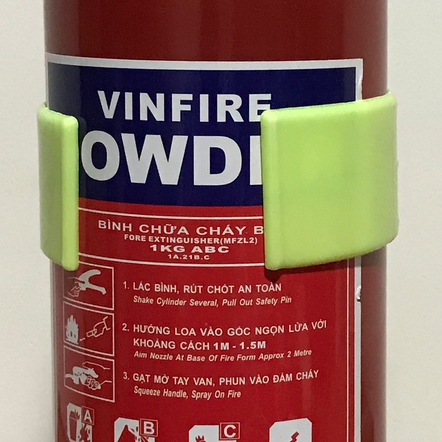 Bình cứu hoả chữa cháy bột 1kg ABC MFZ1 dùng trong pccc thương hiệu Vinfire