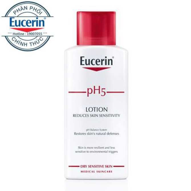 Sữa Dưỡng Thể Cho Da Cơ Thể Nhạy Cảm Eucerin Sensitive Skin Ph5 Lotion (250ml)