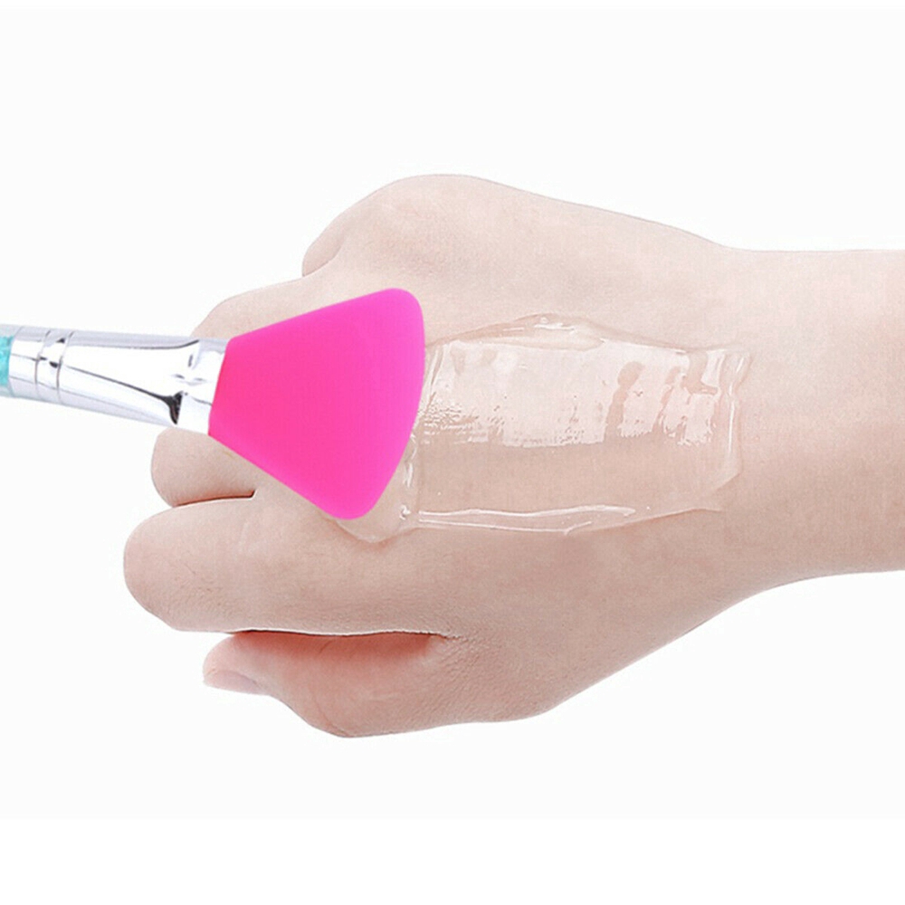 Cọ đắp mặt nạ có tay cầm đính đá sang trọng hợp thời trang