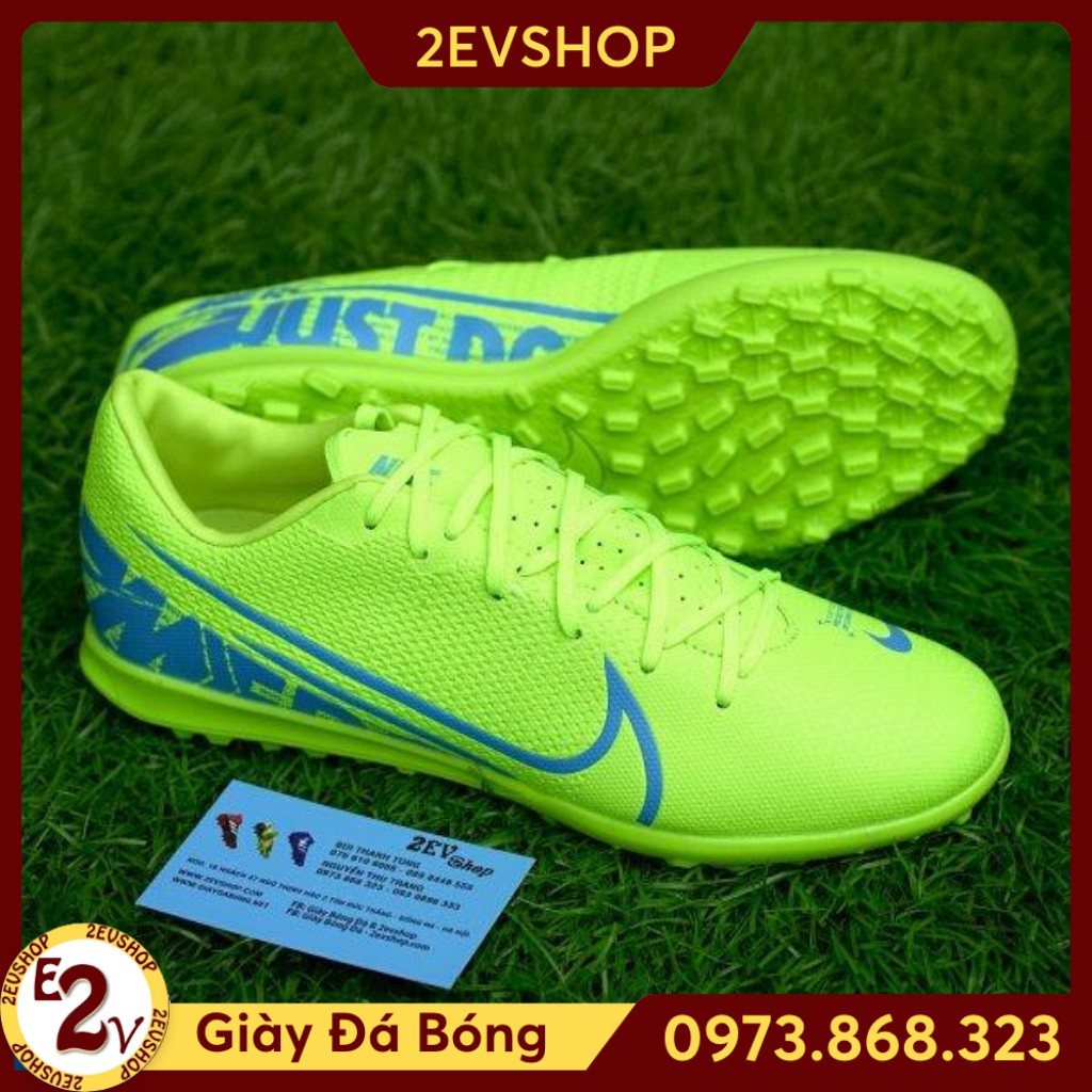 Giày Đá Bóng Sân Cỏ Nhân Tạo 𝗧𝗙 𝗠𝗲𝗿𝗰𝘂𝗿𝗶𝗮𝗹 𝟭𝟯 Chuối Đã Khâu Bền Đẹp " ˇ P : _ P:{