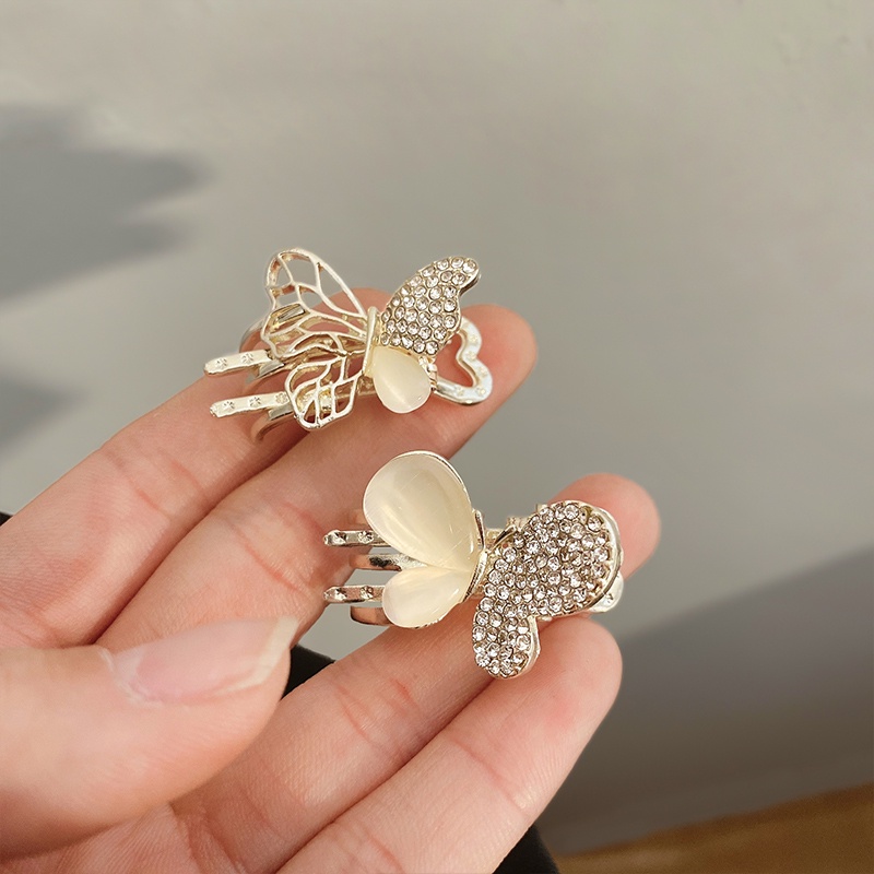 Kẹp Tóc Mái Ngang Hình Bướm / Mèo Mini Ngọt Ngào Cho Nữ