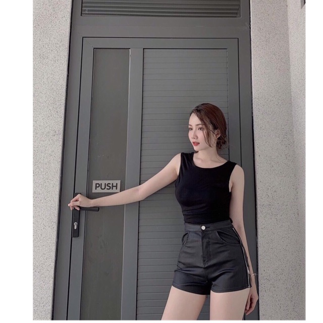 Áo kiểu hở lưng đắp chéo (có mút ngực)