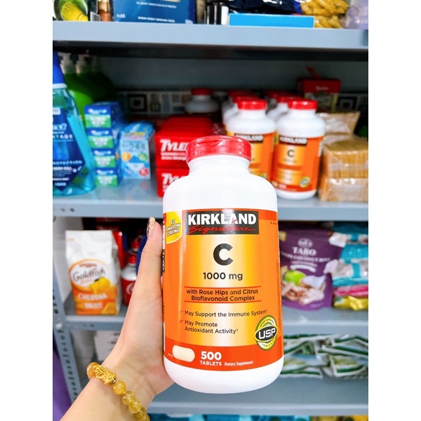 Viên Uống Bổ Sung Vitamin C Kirkland 1000mg 500 viên