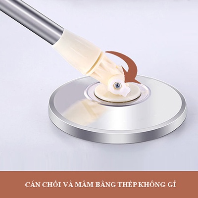 Bộ Chổi Lau Nhà, Chổi Lau Nhà Tự Vắt, Chổi Lau Nhà Xoay 360 Độ, Tặng Kèm Một Bông Lau - MOPPRO05