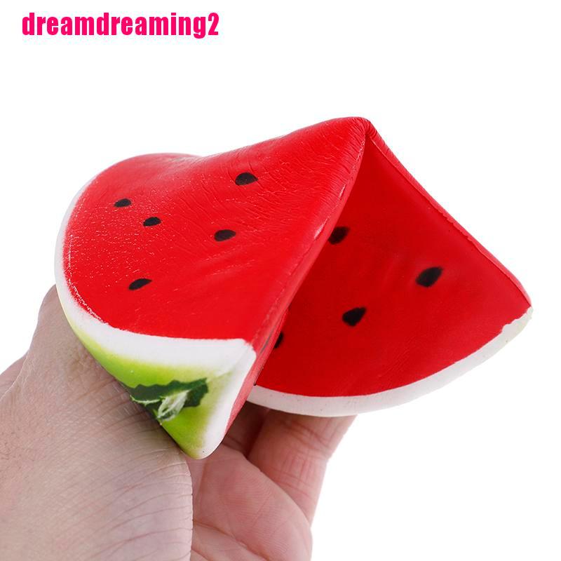 1 Đồ Chơi Xốp Squishy Giảm Stress Hình Miếng Dưa Hấu Dễ Thương Cho Bé