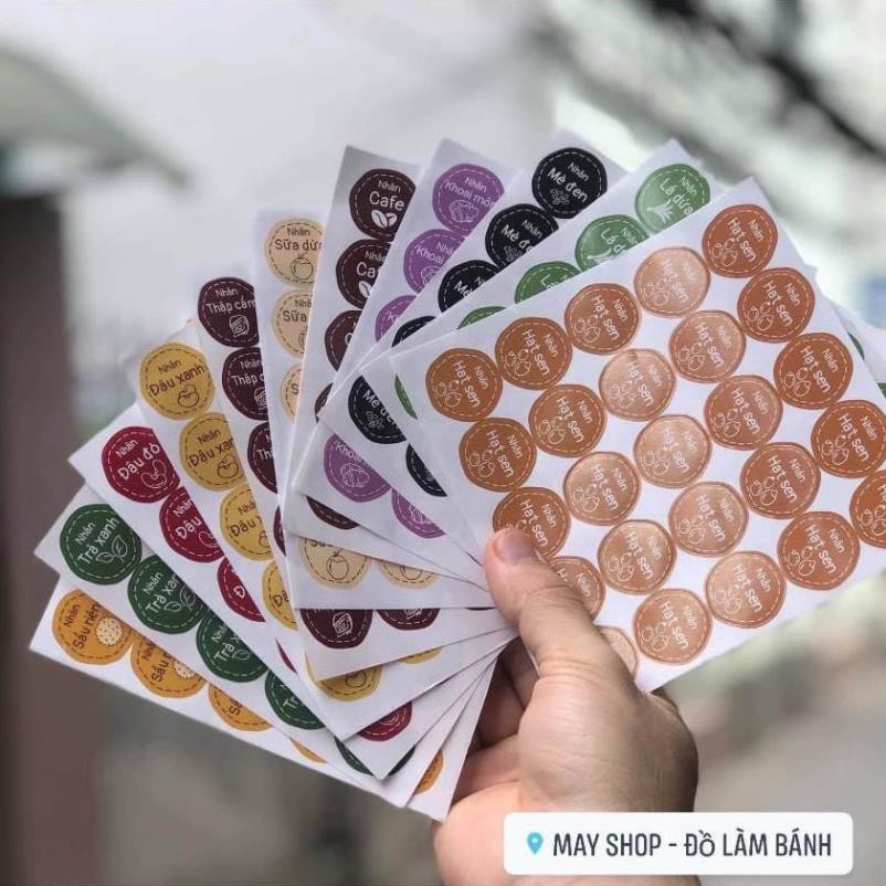 Tem nhân bánh trung thu, tem màu (1 tờ 25 tem)
