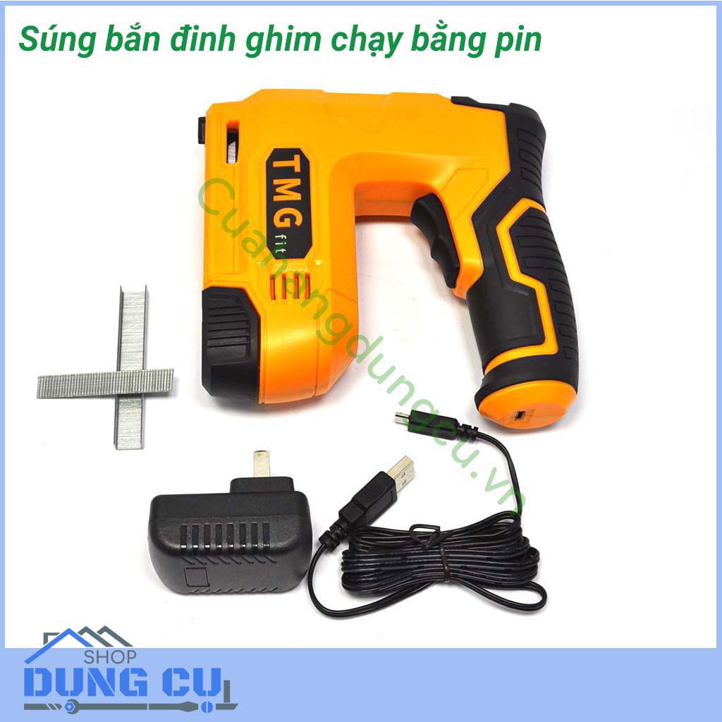 Súng bắn đinh ghim chạy bằng pin TMG