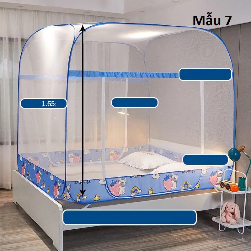 MAN001 Màn chụp đỉnh vuông 3 cửa chất liệu cao cấp hàng nhập - giá 700k