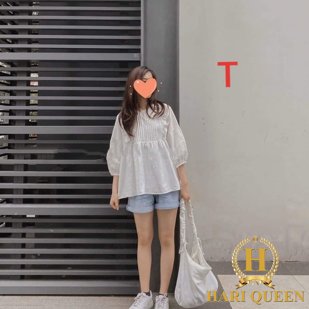 [Mã FAMAYWA giảm 10K đơn 50K] Áo babydoll xếp ly siêu hot DTR0520 | BigBuy360 - bigbuy360.vn