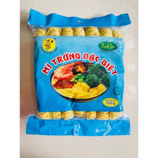 MÌ TRỨNG THANH TÂN ĐẶC BIỆT L2 gói 500g (Date mới)