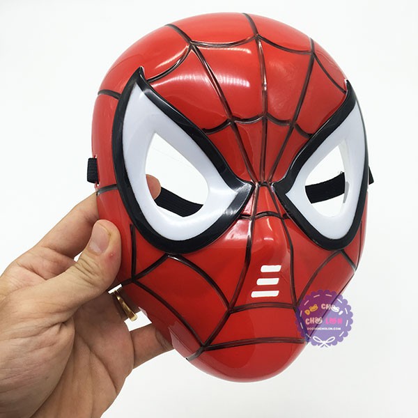 Đồ chơi mặt nạ người nhện Spider Man dùng pin có nhạc đèn NoBrand